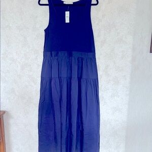 LOFT Purple Tank  Maxi Dress Size 12 NWT